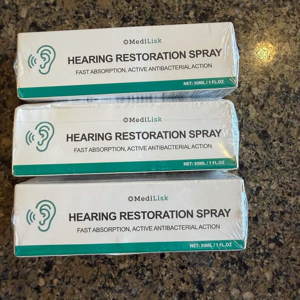 MediLisk Hearing Restoration Spray, Ear Care Solution (30ml/1 fl. oz)